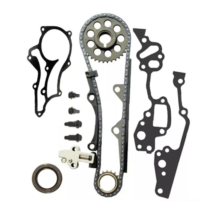 Ajuste 85-95 Toyota 22R 22RE Kit de cadena de distribución con guía de acero 2,4 motor 22REC