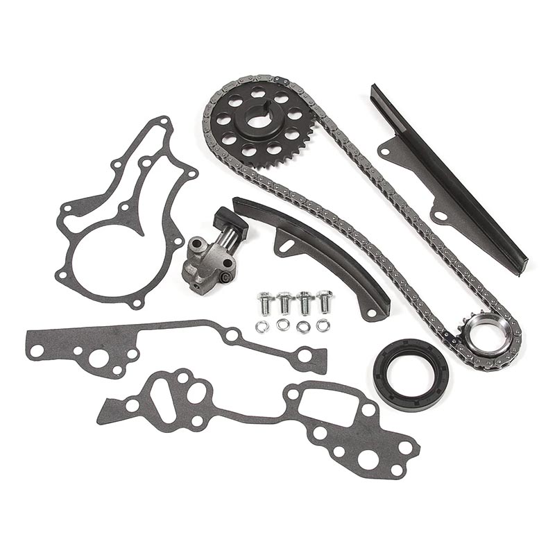 Kit de cadena de distribución resistente (con 2 guías de metal) para Toyota 22R 22RE 85-95 2.4