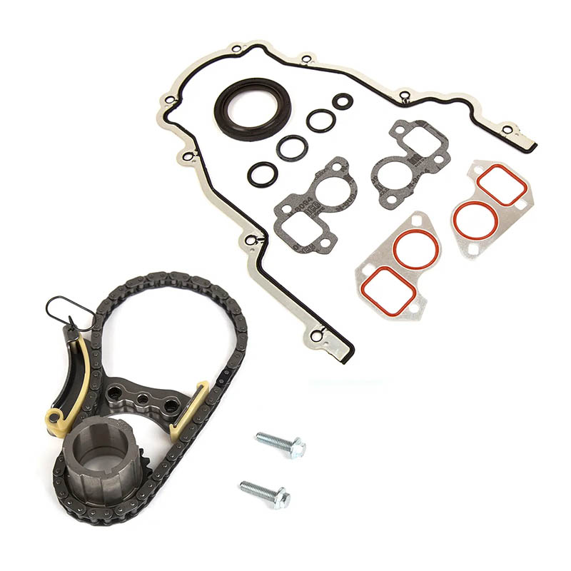 Kit de cadena de distribución junta protectora compatible con 07-16 Buick Cadillac Chevrolet GMC 5,3 6,0 6,2